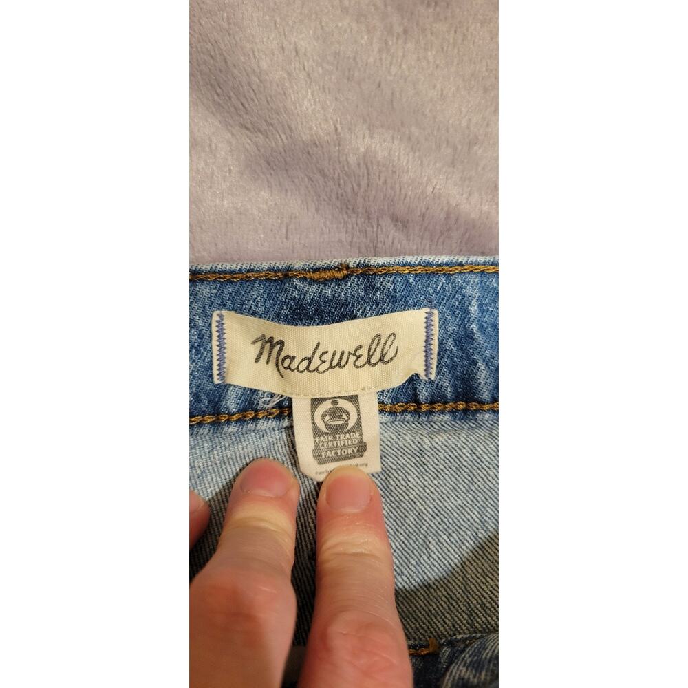 Madewell Jeans Womens 31 Blue The Perfect Vintage Wide-Leg Relaxed Fit Denim - Picture 6 of 8